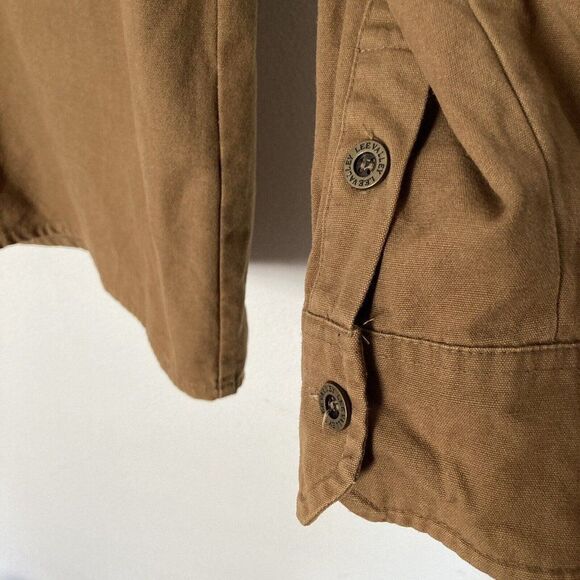 Lee Valley Ireland Mens XL Cotton Canvas Overshirt Chore Shirt Jacket Workwear - Picture 6 of 13